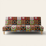 Sofa Bed Cover – Folk Tile – Multicolor