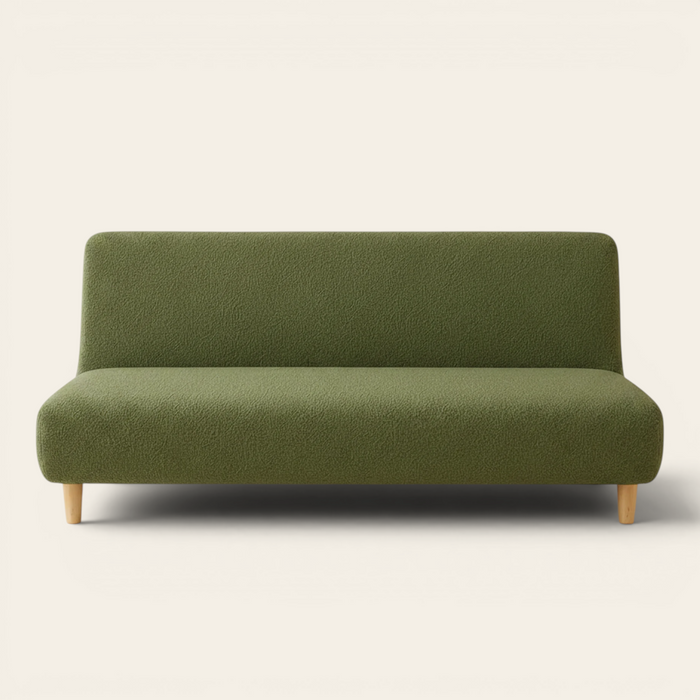 Sofa Bed Cover – Boucle – Olive