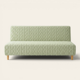 Sofa Bed Cover – Cable Knit – Sage Green