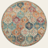 Rug – Ultra-thin Vintage Floral Moroccan Trellis And – Faded Rose