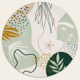 Rug – Modern Botanical Leaf – Fern Green