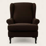 Armchair Cover – Smooth – Espresso