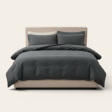 Bedding Set – Cotton Plain – Charcoal