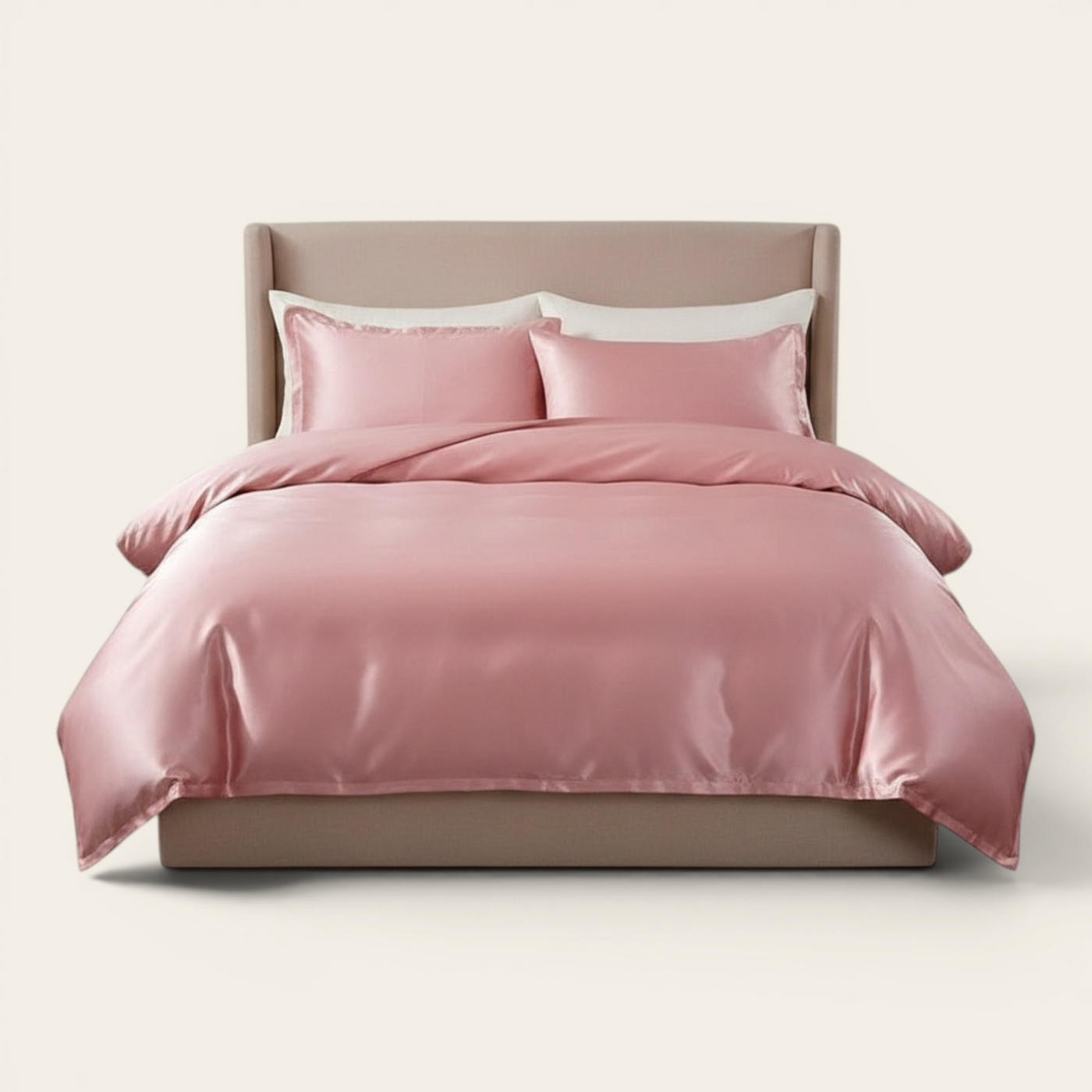 Bedding Set – Satin – Soft Blush