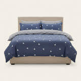 Bedding Set – Triangle Print – Midnight Navy