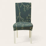 Chair Cover – Botanical Branch Print – Forest