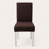 Chair Cover – Herringbone Knit – Espresso
