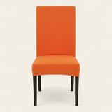 Chair Cover – Plain Stretch – Terracotta