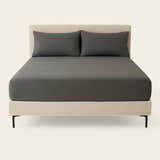 Fitted Sheet – Cotton Plain – Charcoal