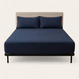 Fitted Sheet – Cotton Plain – Midnight Navy
