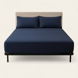Fitted Sheet – Cotton Plain – Midnight Navy