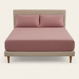 Fitted Sheet – Cotton Plain – Soft Blush