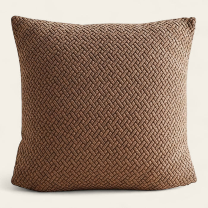 Pillow Cover – Basket Weave – Caramel