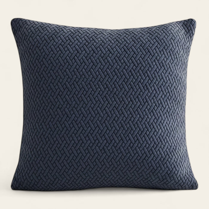 Pillow Cover – Basket Weave – Midnight Navy