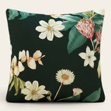 Pillow Cover – Botanical Floral Print – Forest