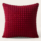 Pillow Cover – Bubble Plush – Cherry