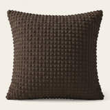 Pillow Cover – Bubble Plush – Espresso