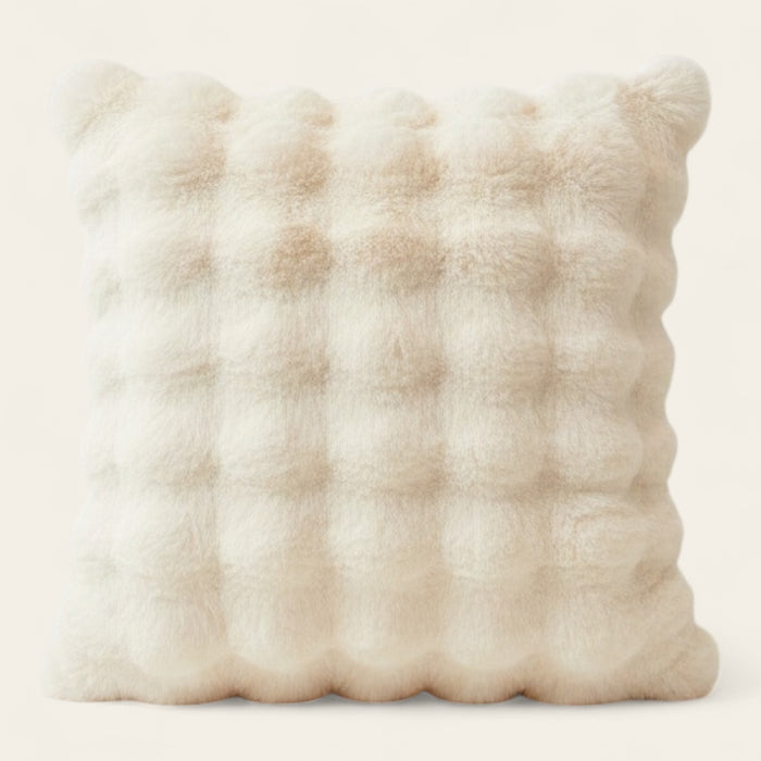 Pillow Cover – Bubble Plush – Ivory Cream