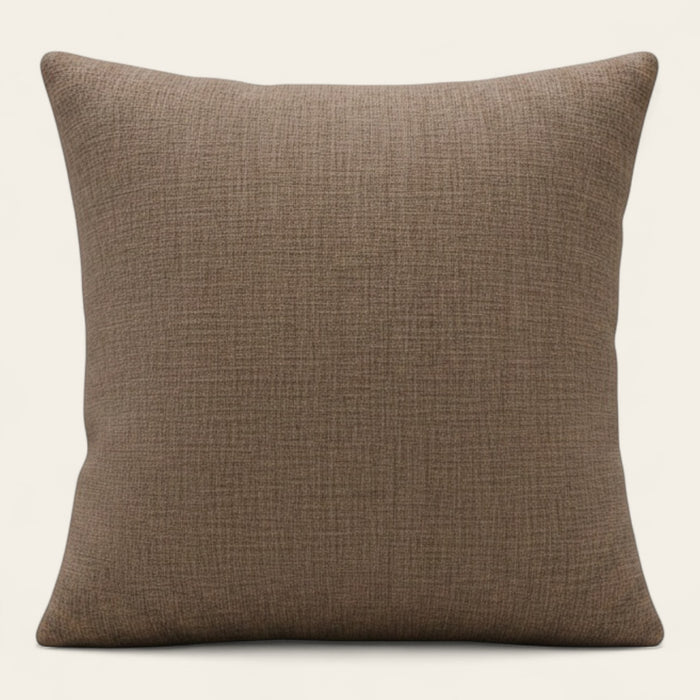 Pillow Cover – Cross Weave – Cocoa