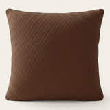 Pillow Cover – Herringbone Knit – Espresso