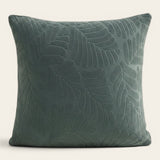 Pillow Cover – Leaf Jacquard – Forest