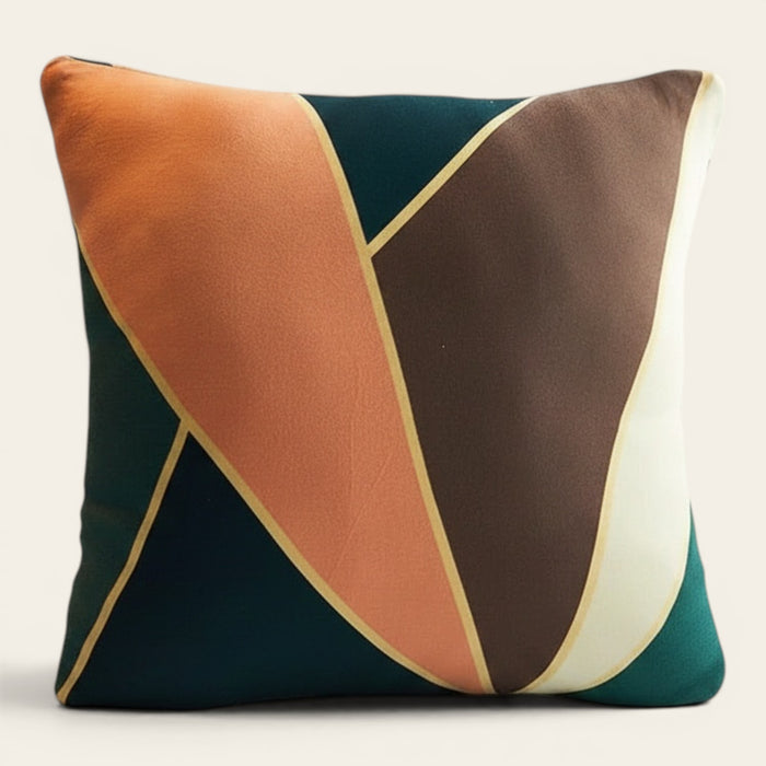 Pillow Cover – Mid-Century Triangles – Multicolor