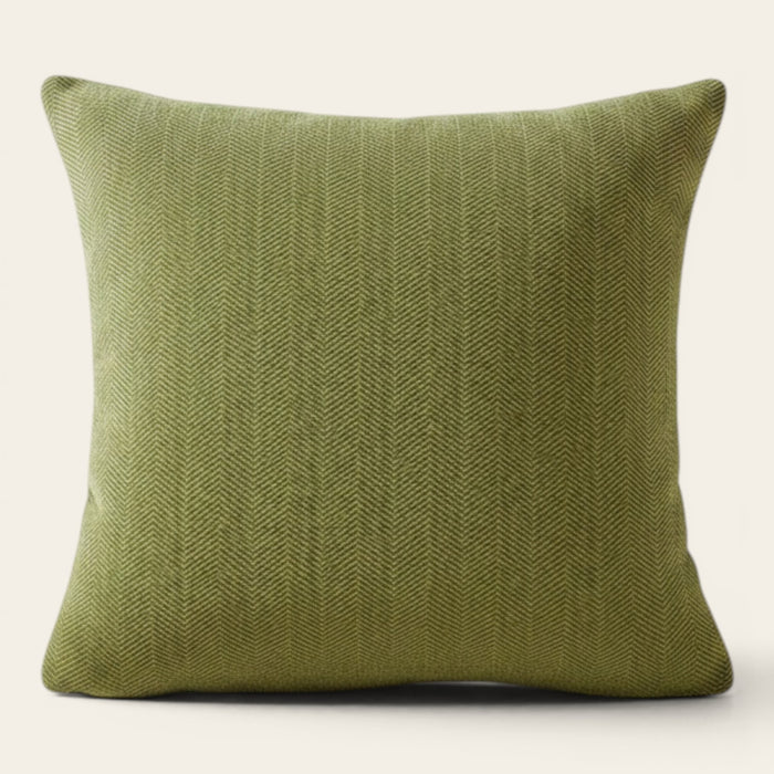 Pillow Cover – Plain Stretch Compact – Moss