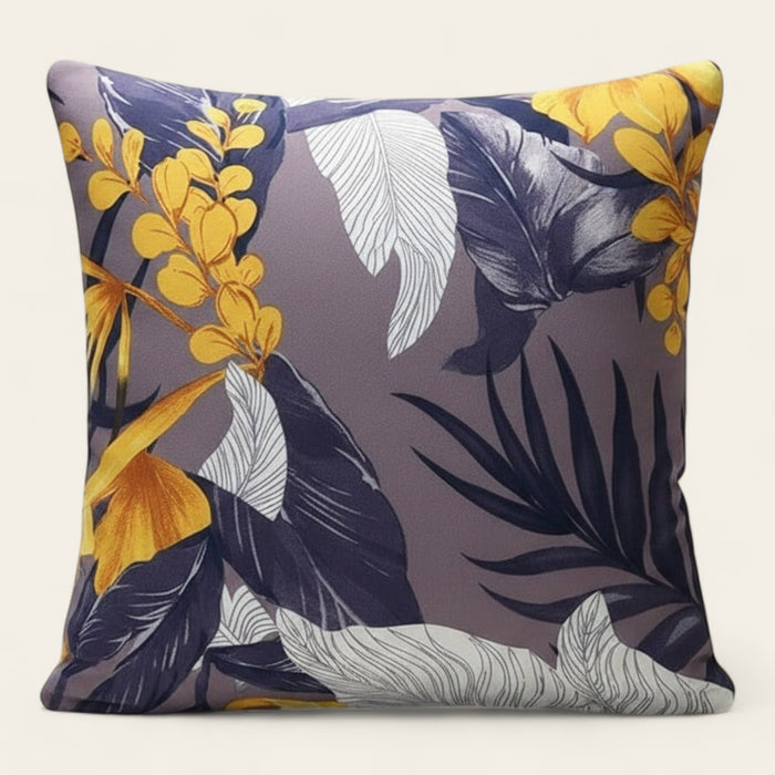 Pillow Cover – Tropical Floral – Lavender Mist