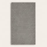 Rug – Geometric Etch – Pearl Grey
