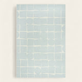 Rug – Grid Abstract – Sky Mist