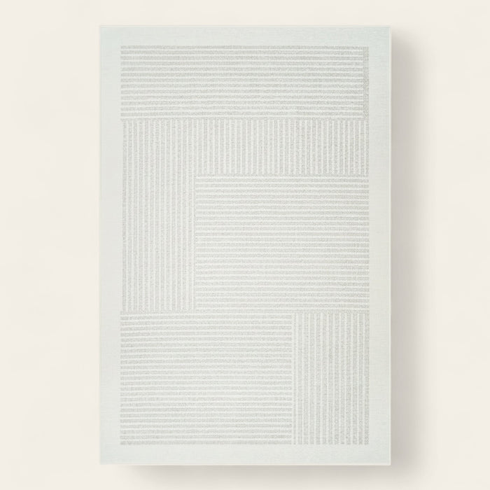 Rug – Linear Stripe – Ivory Cream
