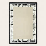 Rug – Tribal Border – Ivory Cream