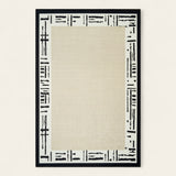 Rug – Tribal Border – Ivory Cream