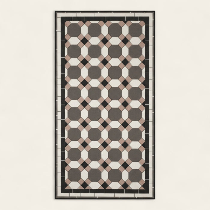 Rug – Vintage Tile – Charcoal