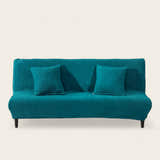 Sofa Bed Cover – Velvet Plush – Teal