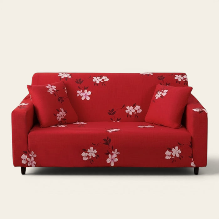Sofa Cover – Cherry Blossom – Bordeaux
