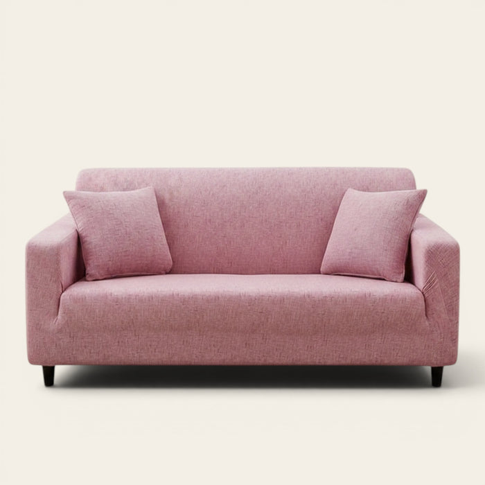Sofa Cover – Cross Pattern – Soft Blush
