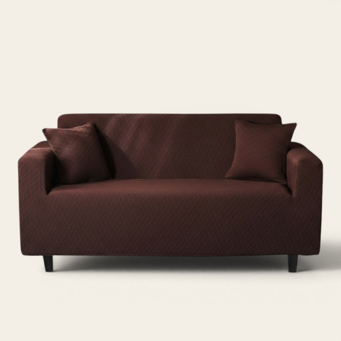 Sofa Cover – Jacquard – Espresso