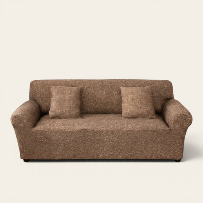Sofa Cover – Knit – Caramel