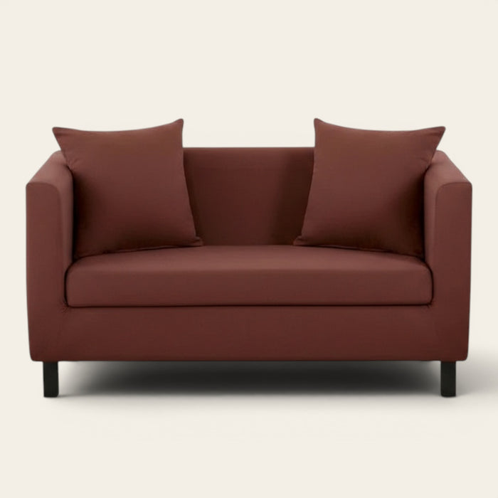 Sofa Cover – Plain Stretch – Auburn Brown