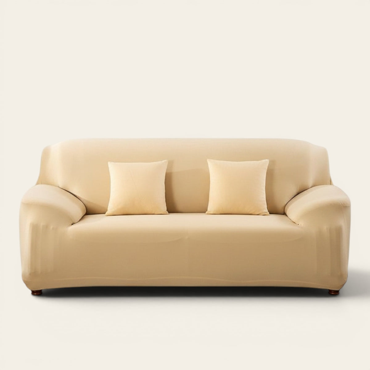 Sofa Cover – Plain Stretch – Buttermilk