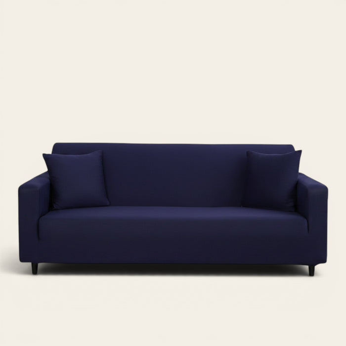 Sofa Cover – Plain Stretch – Indigo