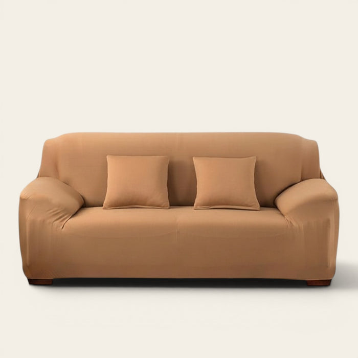 Sofa Cover – Plain Stretch – Ochre