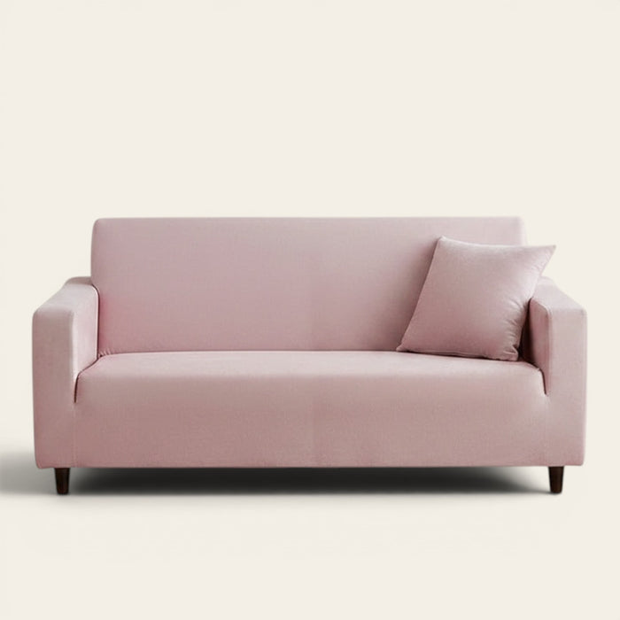 Sofa Cover – Plain Stretch – Soft Blush
