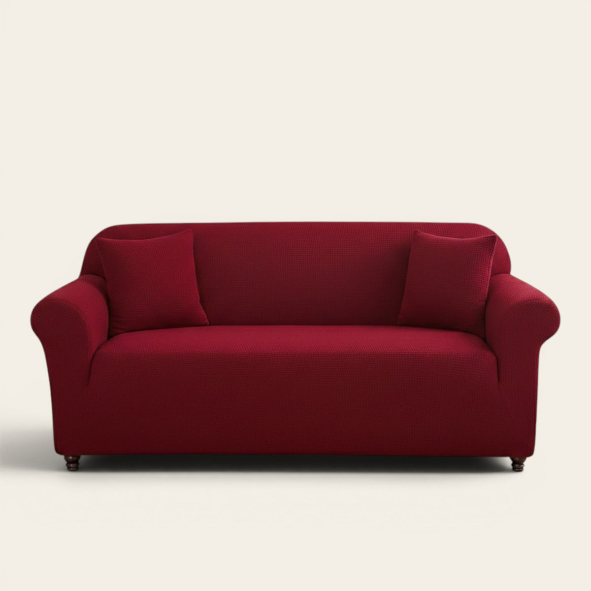 Sofa Cover – Smooth Bright – Bordeaux