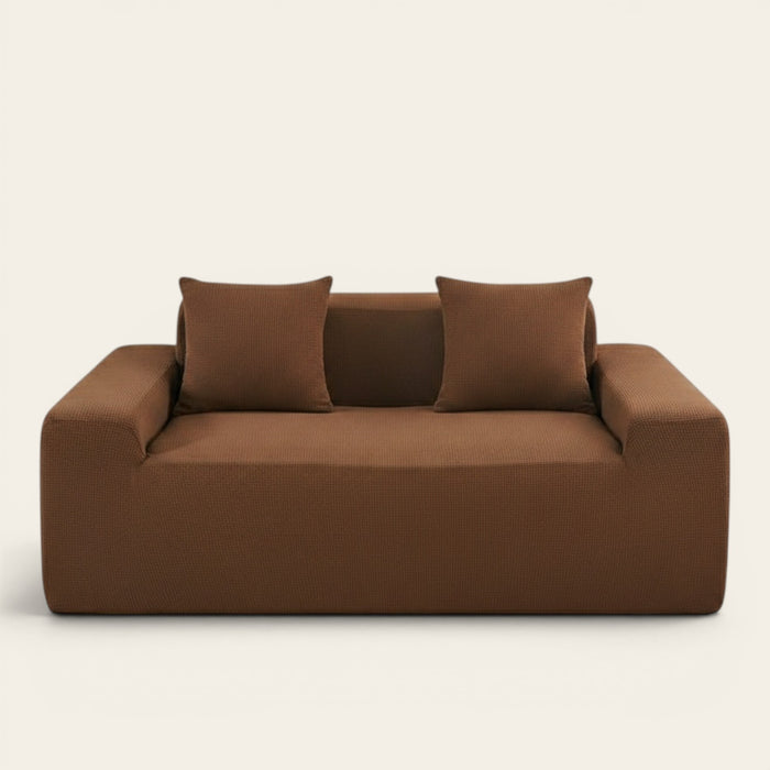 Sofa Cover – Smooth Sectional – Caramel