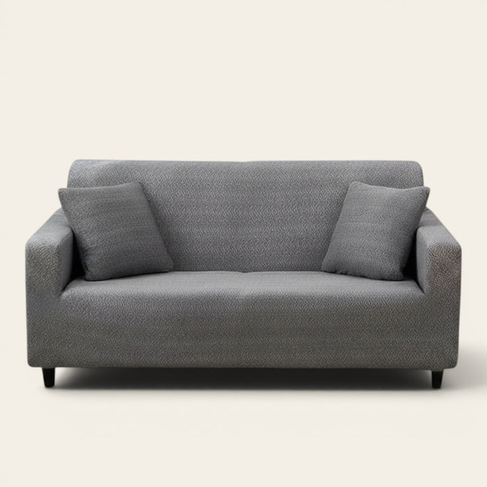 Sofa Cover – Spotted – Pearl Grey