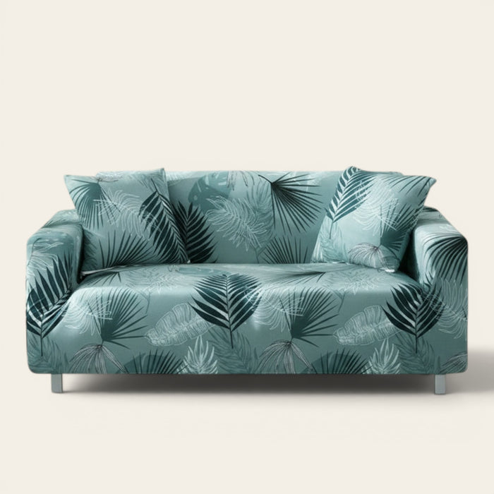 Sofa Cover – Tropical Palm – Sage Mist