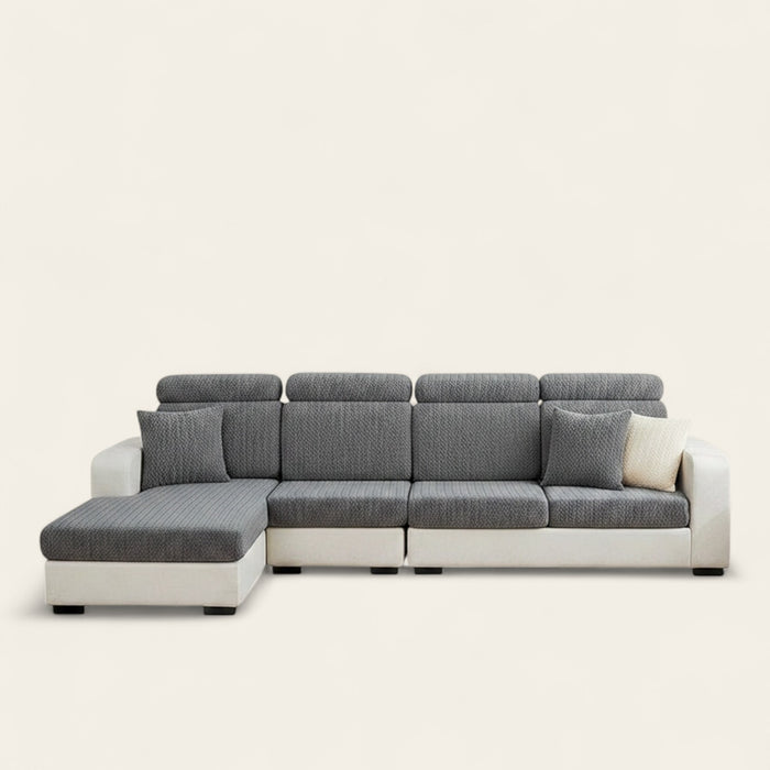 Sofa Cushion Cover – Corduroy Knit – Charcoal