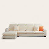 Sofa Cushion Cover – Corduroy Knit – Ivory Cream
